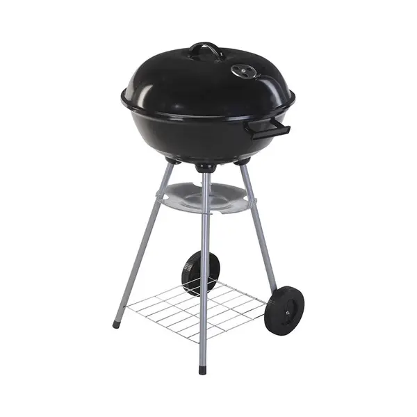 Kogelgrill ProGarden Kogelbarbecue Op Wielen 46 Cm Zwart thumbnail