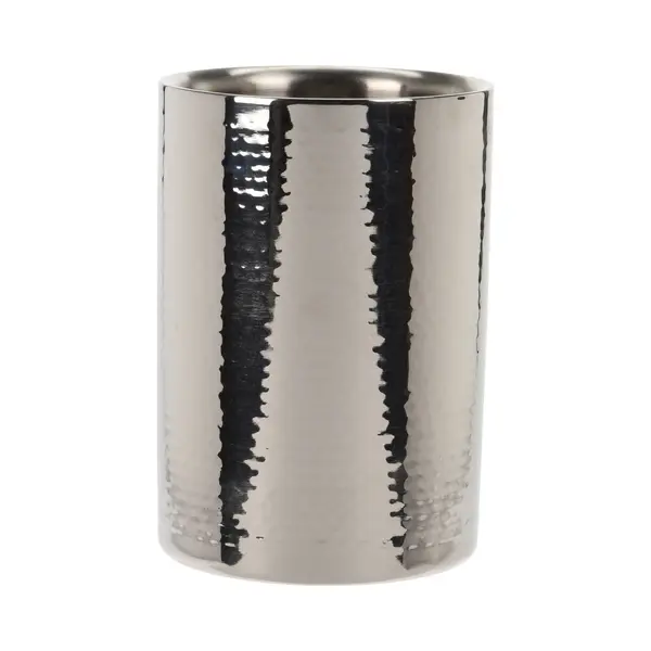 Koopmann International B.V. Weinkühler 12 X 18 Cm, Silber, Edelstahl Gehämmert thumbnail