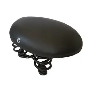 Selle Comfort Fiets Zadel - Smart Foam Techniek - Waterdicht - Zwart - Comfortabel En Duurzaam