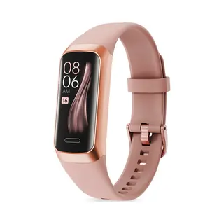Fitage Stappenteller - Activity Tracker - Stappenteller Horloge - Smartwatch - Dames En Heren - Roze