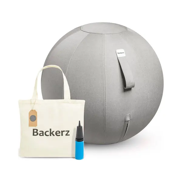 Backerz Sitzball Büro Ergonomisch 75 Cm, Ergonomische Sitzmöbel Für Büro Und Heimbüro, Langlebiger Stoff, Gymnastikball - Fitness-Ball, Ballstuhl thumbnail