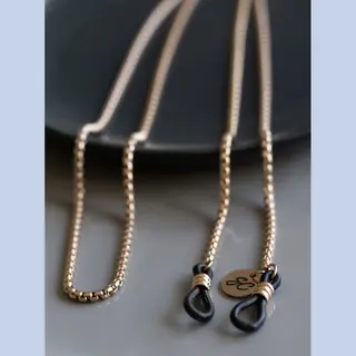 Sunny Cords Brillenkoord - Rose Goud - Waterafstotend - Elegante Brillenketting - Unisex - Rvs