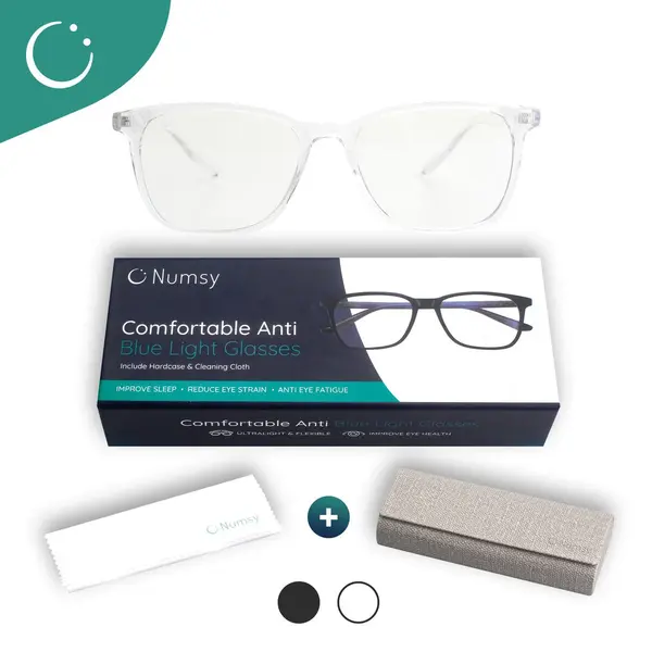 Numsy Blaulichtbrille Filter - Computerbrille Ohne Stärke - Displaybrille thumbnail