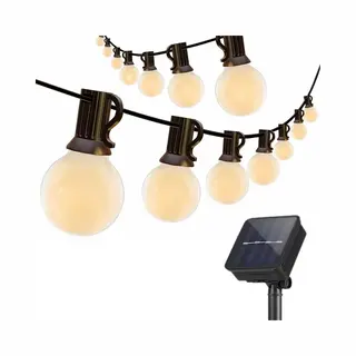 J-Pro JPro Frigus 20 Warm Wit Led Lichtsnoer Buiten 3 Meter Solar Tuinverlichting - Buiten Lichtslinger Waterdicht En Energiezuinig - 20 Led Lampen Tuin