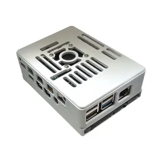 freva.com Raspberry Pi 4B-behuizing Met Ssd-vak - Sata-kabel - Ventilator