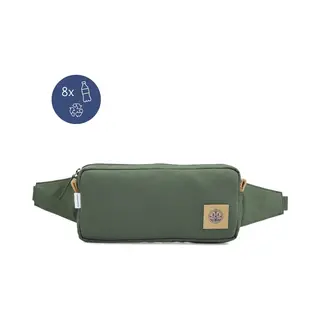 The BlueWave Collective – Fanny Pack Van Gerecycled Plastic – Crossbody Heuptas – Duurzaam & Waterdicht – Re.8 Cycle – Groen