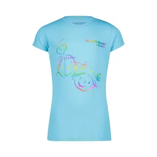 4PRESIDENT T-shirt Meisjes - Blue Fish - Maat 98 - Meiden Shirt