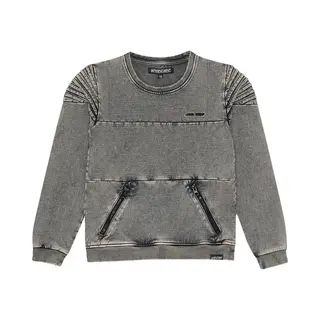 4PRESIDENT Sweater Jongens - Black - Maat 98 - Jongens Trui