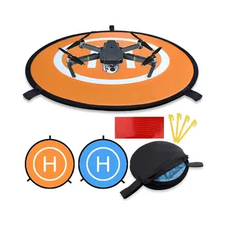 Mmobiel Universele Drone Landing Pad Waterdichte Helipad 55 Cm / 21.6 Inch Oranje / Blauw