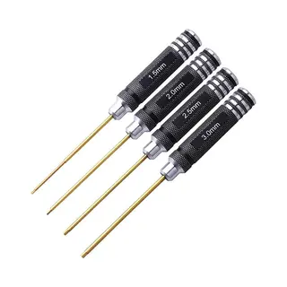 Mmobiel Titan-Sechskant-Schraubendreher-Set, 4 Stück, Für Mehrachsige Fpv-Renndrohne/Quadcopter/Hubschrauber/Automodelle – 1, 5/2, 0/2, 5/3, 0 Mm