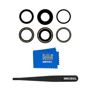 Mmobiel Camera Glas Lens Vervanging Voor IPhone 14 Pro / 14 Pro Max 2022 – Back Camera Lens Glas Reparatie Incl. Pincet En Schoonmaakdoekje