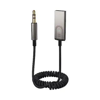 Mmobiel Carkit Transmitter Bluetooth Usb – Auto Usb Naar Aux Bluetooth Ontvanger – Aux Bt Adapter – Usb-A Bluetooth Audio Adapter Naar 3.5mm