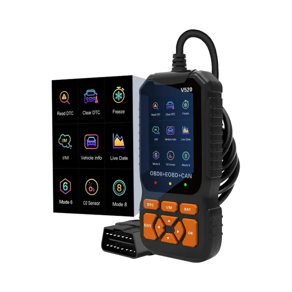 OBD2 Diagnosegerät Von Mmobiel - Check Engine Car Code Reader Mit Reset, I/M Bereitschaft, Mode 6 & 8 Und Mehr - Obdii/Eobd Auslesegerät Auto Für thumbnail