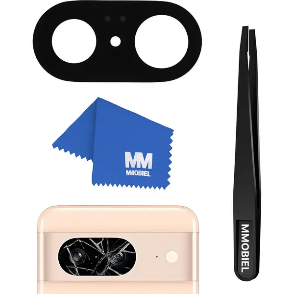 Mmobiel Glas Lens Back Camera Geschikt Voor Google Pixel 8 - Incl. Dubbelzijdige Tape, Pincet En Doekje thumbnail