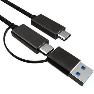 Allteq Altq-Uc-300-B-3 Usb-kabel Usb 3.2 Gen 2 (3.1 Gen 2) 3 m Usb C Zwart