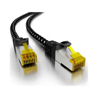 Allteq Altq-FTP7-Bw-20 netwerkkabel Zwart 20 m Cat7 F/Ftp (Fftp)