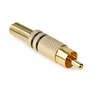 Allteq Altq-Avs-110 audio kabel 0,048 m Rca Goud, Zwart