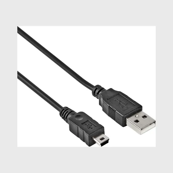 Allteq Altq-Usba-Usbmn-B-1 Usb-kabel Usb 2.0 1 m Mini-Usb B Zwart thumbnail