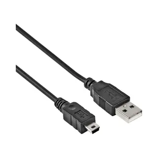 Allteq Altq-Usba-Usbmn-B-1.8 Usb-kabel Usb 2.0 1,8 m Mini-Usb B Zwart