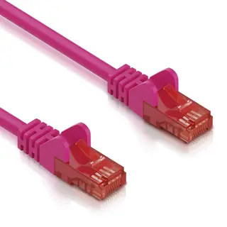Allteq Altq-UTP6-Pnk-10 netwerkkabel Roze, Rood 10 m Cat6 U/Utp (Utp)