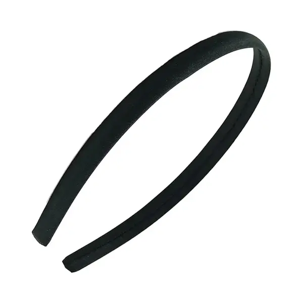 Fako Fashion - Diadeem - Satijn - 10mm - Zwart thumbnail