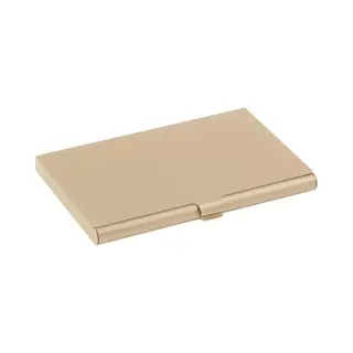 Klassieke Robuuste Aluminium Creditcardhouder - Pasjeshouder - Visitekaartjeshouder - Visitekaartmapje - Houder Case - Portemonnee - Goud