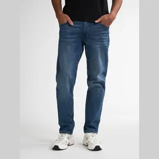 Petrol Industries Heren Jeans Regular Tapered Fit Russel - Spijkerbroek - Stretchdenim - Essentials Collection - Blauw - Maat W36L36