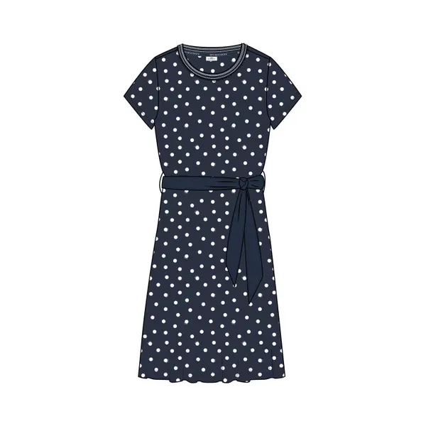 Hv Society - Dresses - Navy-White - S (36) thumbnail