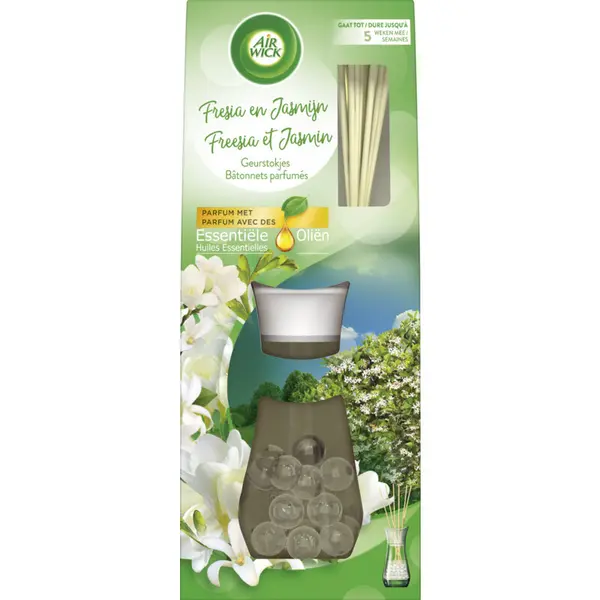 Air Wick Essential Oils - Geurstokjes - Freesia & Jasmijn - 30ml thumbnail