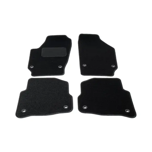 Cargoods Automatten Op Maat - Zwart Stof - Geschikt Voor Vw Polo 9N 2002-2009 thumbnail