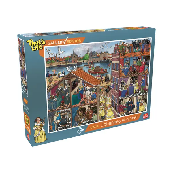 Goliath That´s Life Gallery Edition Johannes Vermeer '23 1000 stukjes thumbnail