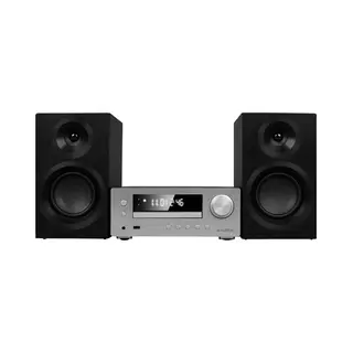 Salora MHS550 home audio systeem Home audio-microsysteem 50 W Zwart, Zilver