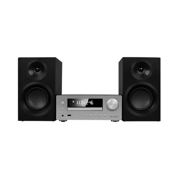 Salora MHS550 home audio systeem Home audio-microsysteem 50 W Zwart, Zilver thumbnail