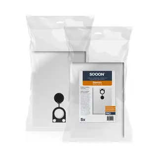 Sqoon® Stofzuigerzakken Pro Geschikt Voor Starmix Fbv 25 / 35 & Dibo 411231 - 5 Stuks