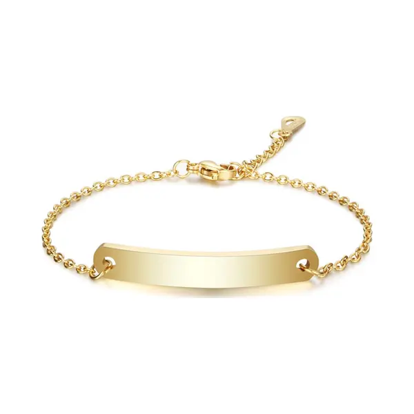 Lgt Jwls Dames Armband Naamplaat Goudkleurig thumbnail