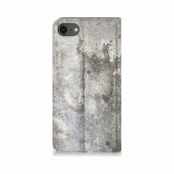 B2Ctelecom Standcase Hoesje Voor IPhone 7 | 8 | Se (2020) | Se (2022) Standcase Beton Print thumbnail