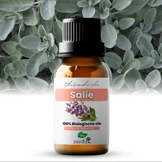 Zenful Salie Olie Etherische Olie = 100% Bio & Puur - 5 Ml