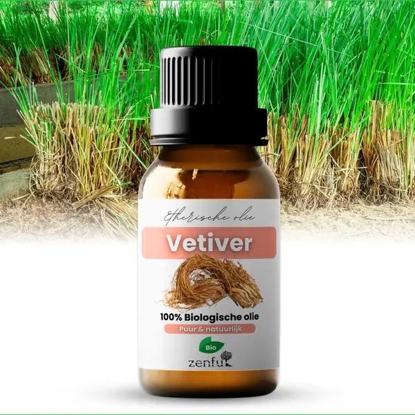 Zenful Vetiver Olie - Bio, Puur, Natuurlijk - 5ml thumbnail