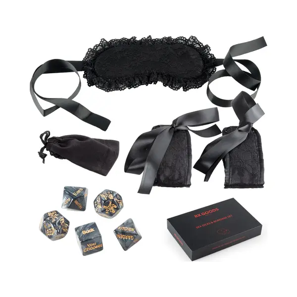 Rx Goods Erotische Seks Dobbelstenen Set Met Bondage – Kamasutra Spel Volwassenen - Sex Speeltjes - Cadeau thumbnail