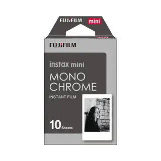 Fujifilm Instax Mini Film - Monochrome - Instant Fotopapier - 1 X 10 Stuks