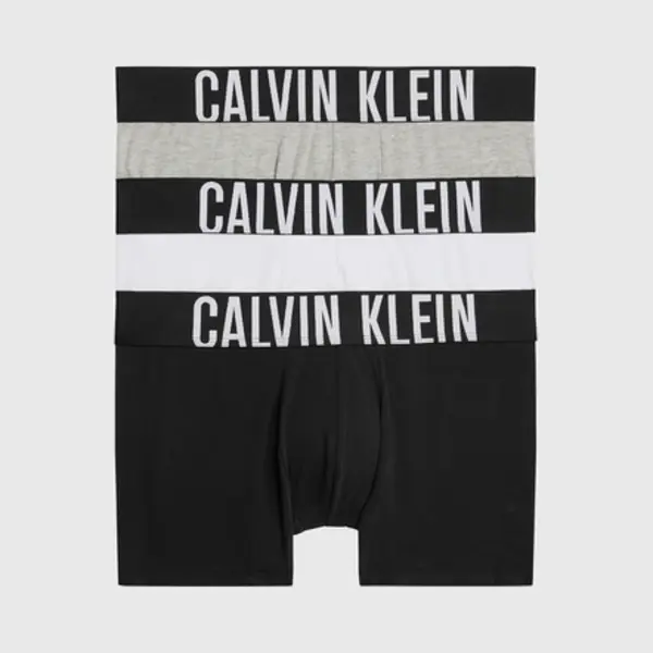 Calvin Klein 000NB3608A-Mpi-Xl Unterhose Boxer Schwarz, Grau, Weiß thumbnail