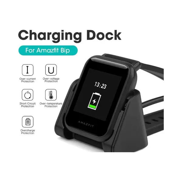 DrPhone Usb Oplaadkabel - Charger - Dock – Geschikt Xiaomi Huami Amazfit Bip A1608 / A1915 – 1 Meter thumbnail
