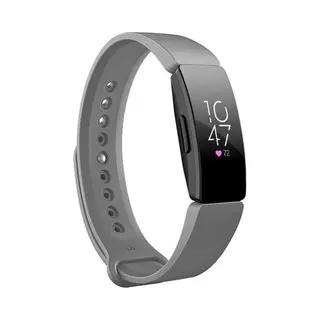 By Qubix - Geschikt Voor Fitbit Inspire 1 - Hr - Ace 2 Siliconen Bandje - Maat, Large - Grijs