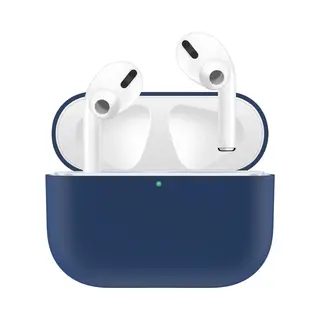 Kelerino. Siliconen Case Geschikt Voor Apple AirPods Pro - Hoesje - Blauw