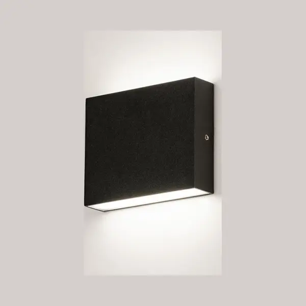 Lumidora Wandlamp 74097 - 2 Lichts - Ingebouwd Led - 6.0 Watt - 510 Lumen - 2700 Kelvin - Zwart - Metaal - Buitenlamp - Badkamerlamp - IP54 thumbnail