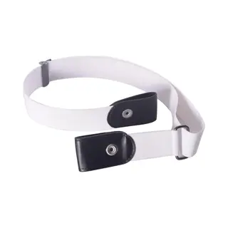 Go Go Gadget Go Gadget - Elastische Riem / Rekbare Broekriem / Gespvrije Unisex / Stretch / Zwangerschapsriem / 1 Stuk / Wit