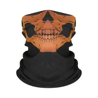 Go Go Gadget Go Gadget - Balaclava - Gezicht Shield - Tactische Masker - Motor - Nekwarmer - Zwart/ Oranje