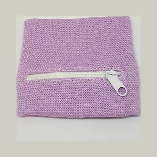 Go Go Gadget Go Gadget - Zweetbandje - Polsbandje - Sportband - Met Rits - Geld Opbergen - 8*8cm - 1 Stuk - Lila