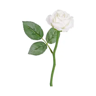 Witte Rozen Kunstbloem 27 Cm - Kunstbloemen Boeketten