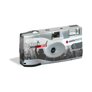 AgfaPhoto Bruiloft/huwelijk Wegwerp Camera Met Flitser En 36 Zwart/wit Fotos - Vrijgezellenfeest Zwartwit Fotos Weggooi Fototoestel